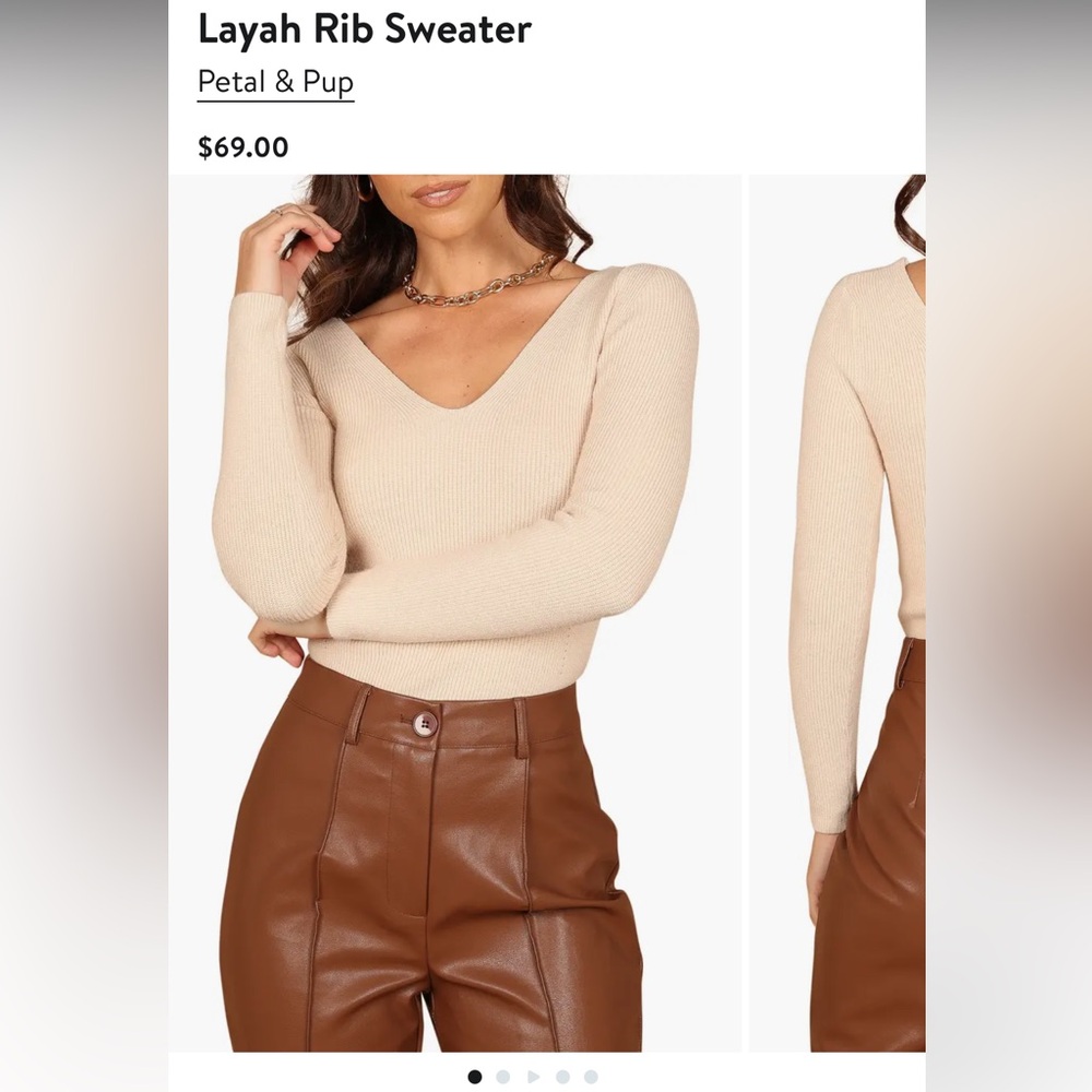 Ribbed sweater